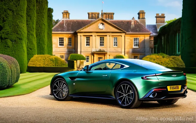 애스턴마틴 Vantage와 포르쉐 911 비교 - Image Prompt 1: The British Aristocrat's Grand Entrance** 애스턴마틴 Vantage와 포르쉐 911 비교 - Image Prompt 1: The British Aristocrat's Grand Entrance**