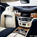 Home 21 롤스로이스 고스트의 최신 트림 옵션 - A luxurious Rolls-Royce Ghost interior showcasing exquisite handcrafted leather seats combined with ...