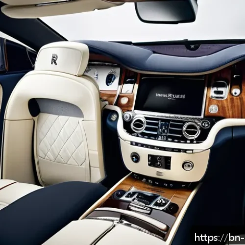 Home 15 롤스로이스 고스트의 최신 트림 옵션 - A luxurious Rolls-Royce Ghost interior showcasing exquisite handcrafted leather seats combined with ...